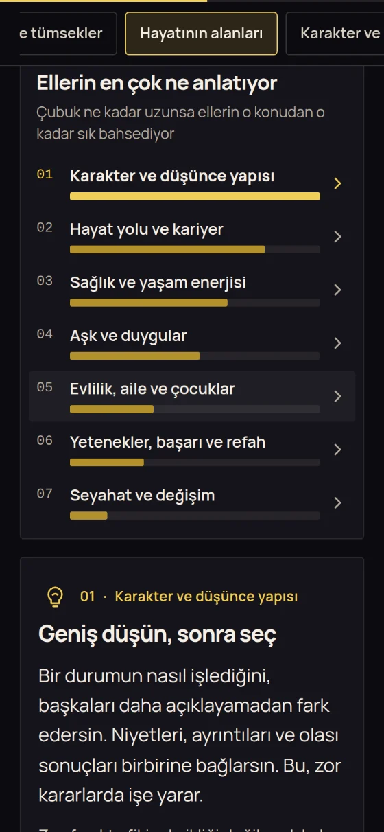 “Ellerin en çok ne anlatıyor” listesi: ağırlık çubuklarıyla yedi konu